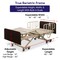 Medacure Expandable Split Frame Bariatric Bed, Fully Electric  Amber Cherry MC-LXBARISFCH - alternate 5